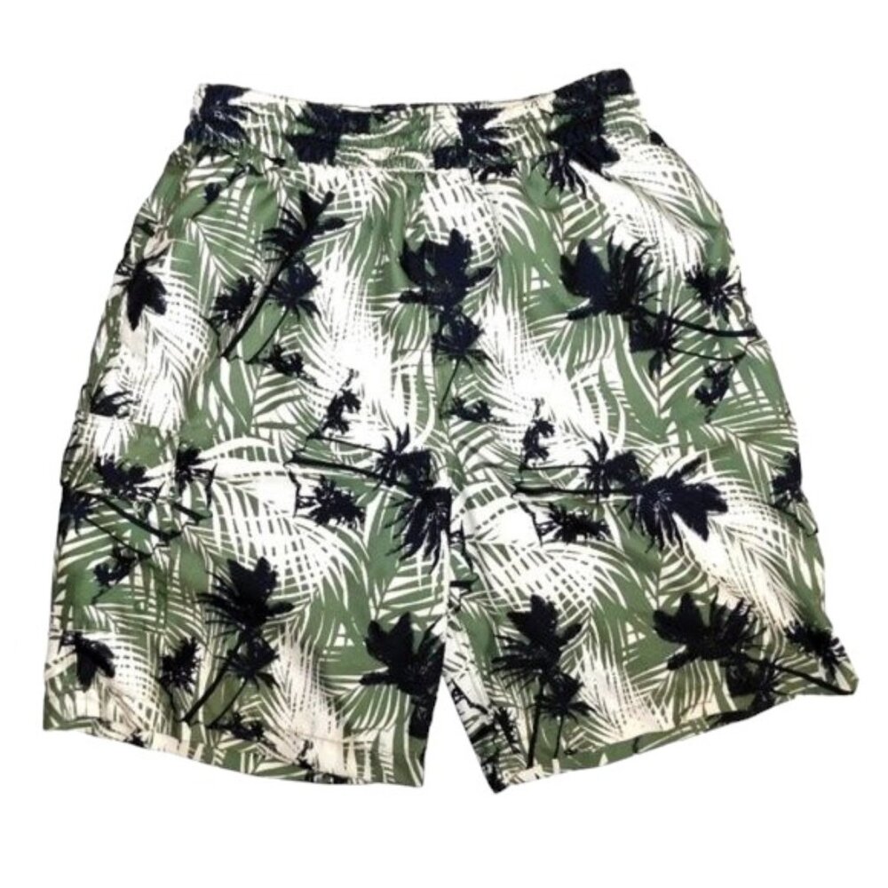 Islander Floral Palm Tree Swim Trunks